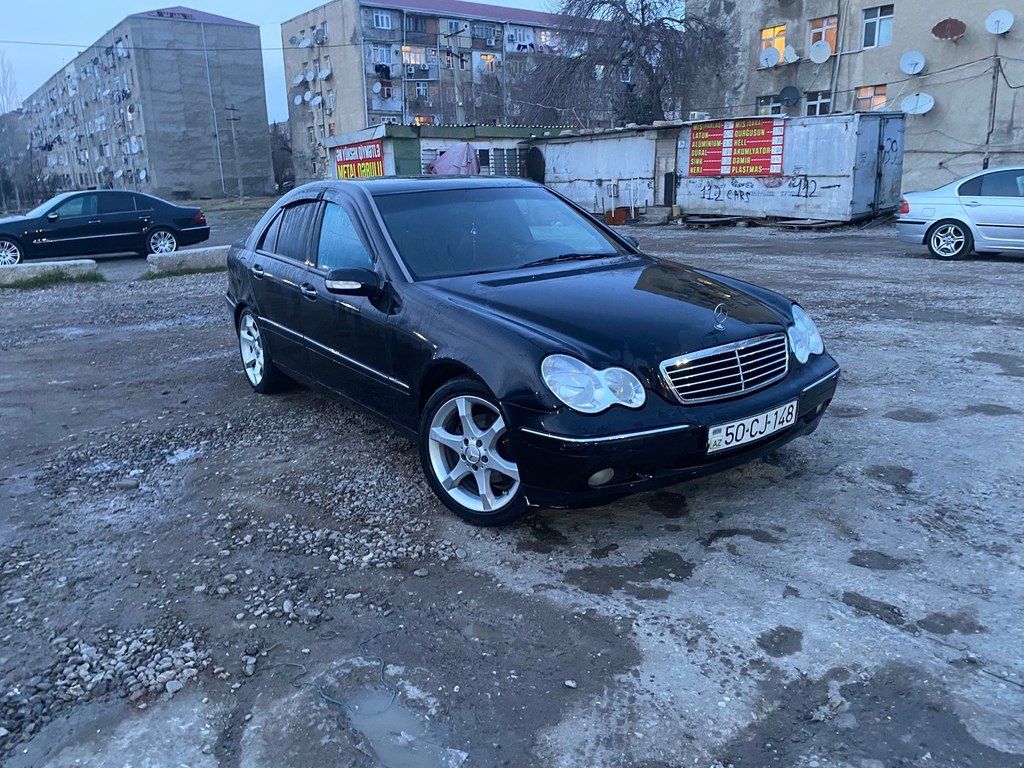 Mercedes C 240, 2.6 L, 2002 il, 286 000 km — Avtomobillər, Sumqayıt (3)