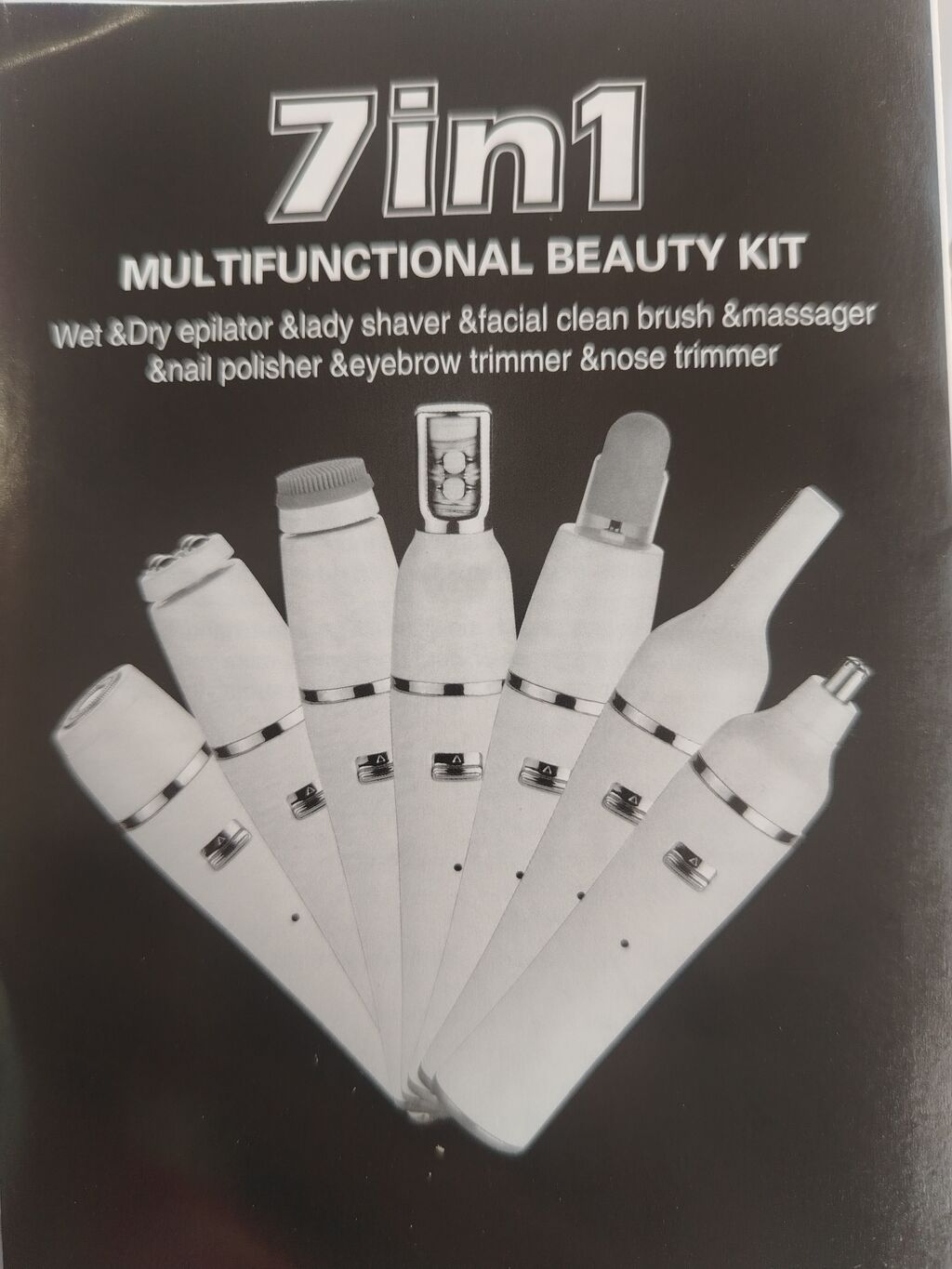 Kemei KM-2189 – 7-in-1 çoxfunksiyalı gözəllik dəsti Xüsusiyyətlər — Kosmetik və parfüm dəstləri, Bakı (2)