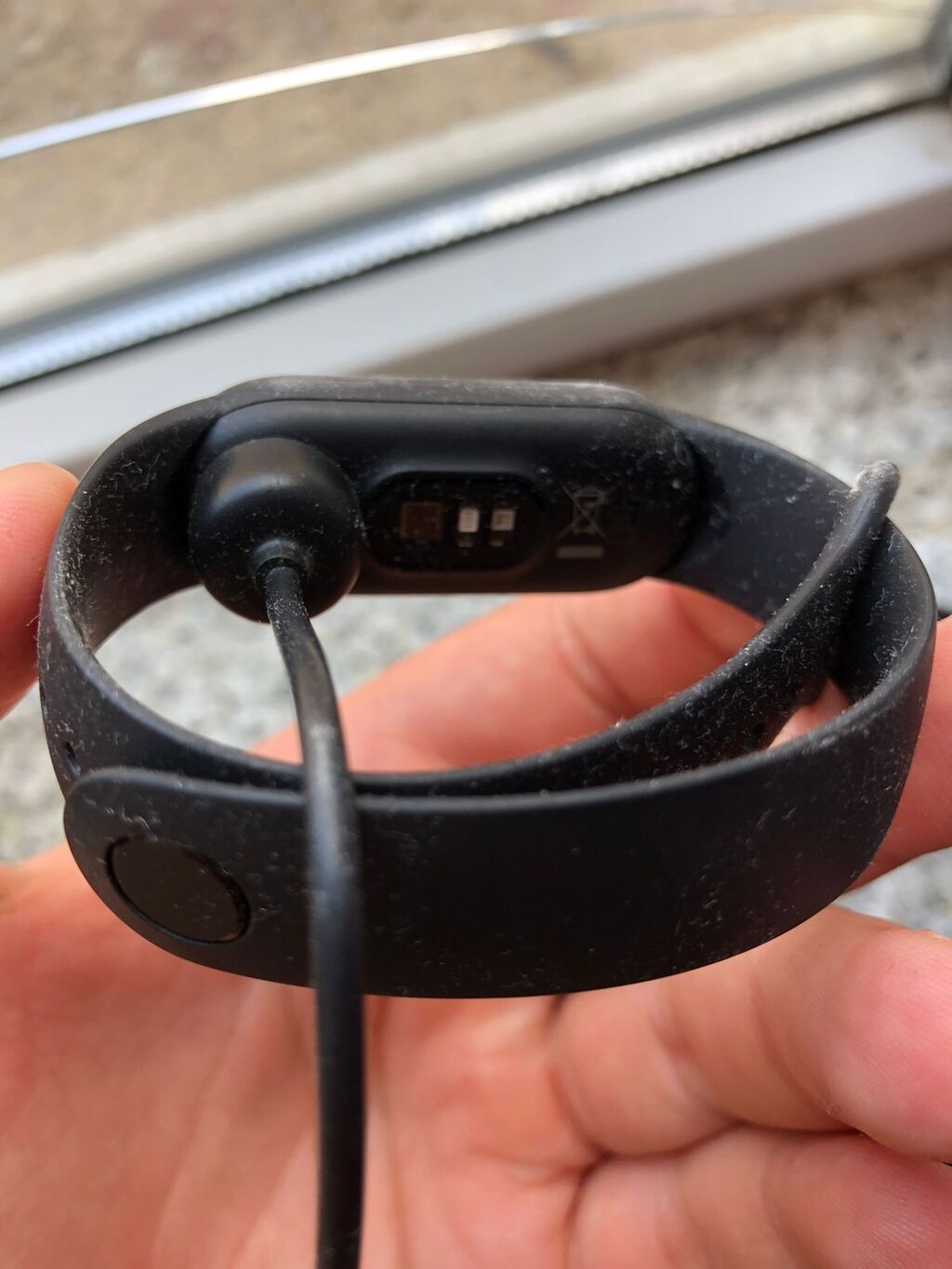Xiaomi Mi Band 5/6 tipli fitness qolbağı - Rəng: qara, silikon qayış — Fitness biləkliklər, Bakı (8)