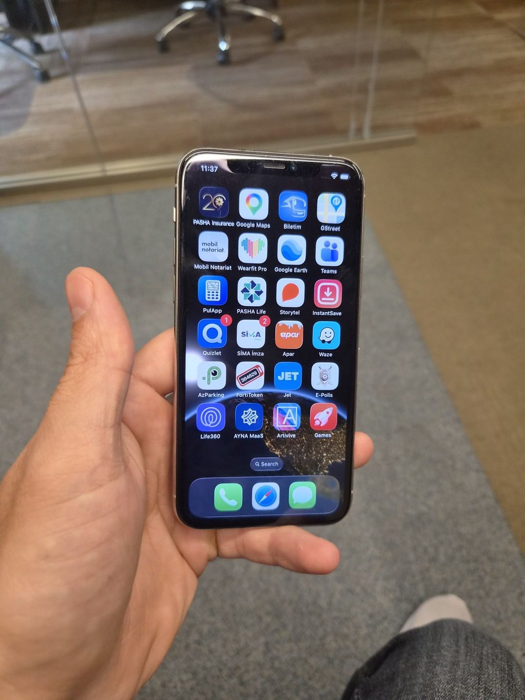 Apple iPhone 11 Pro Silver 256GB/4GB — Smartfonlar, Bakı (2)