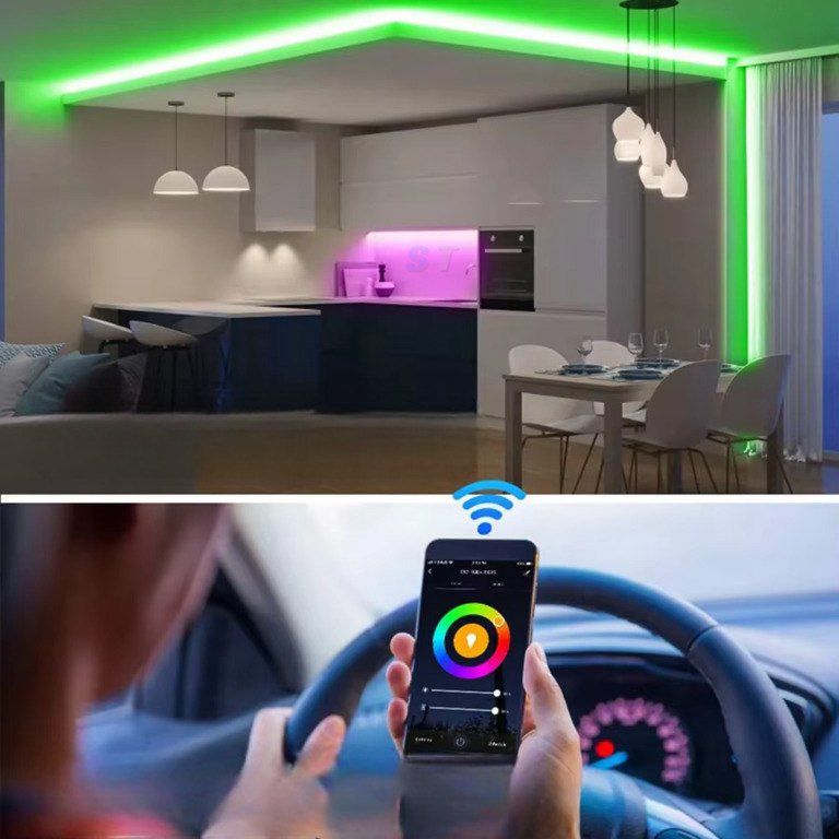 Gizli WiFi LED lent işıq — İşıqlandırma, Bakı (9)