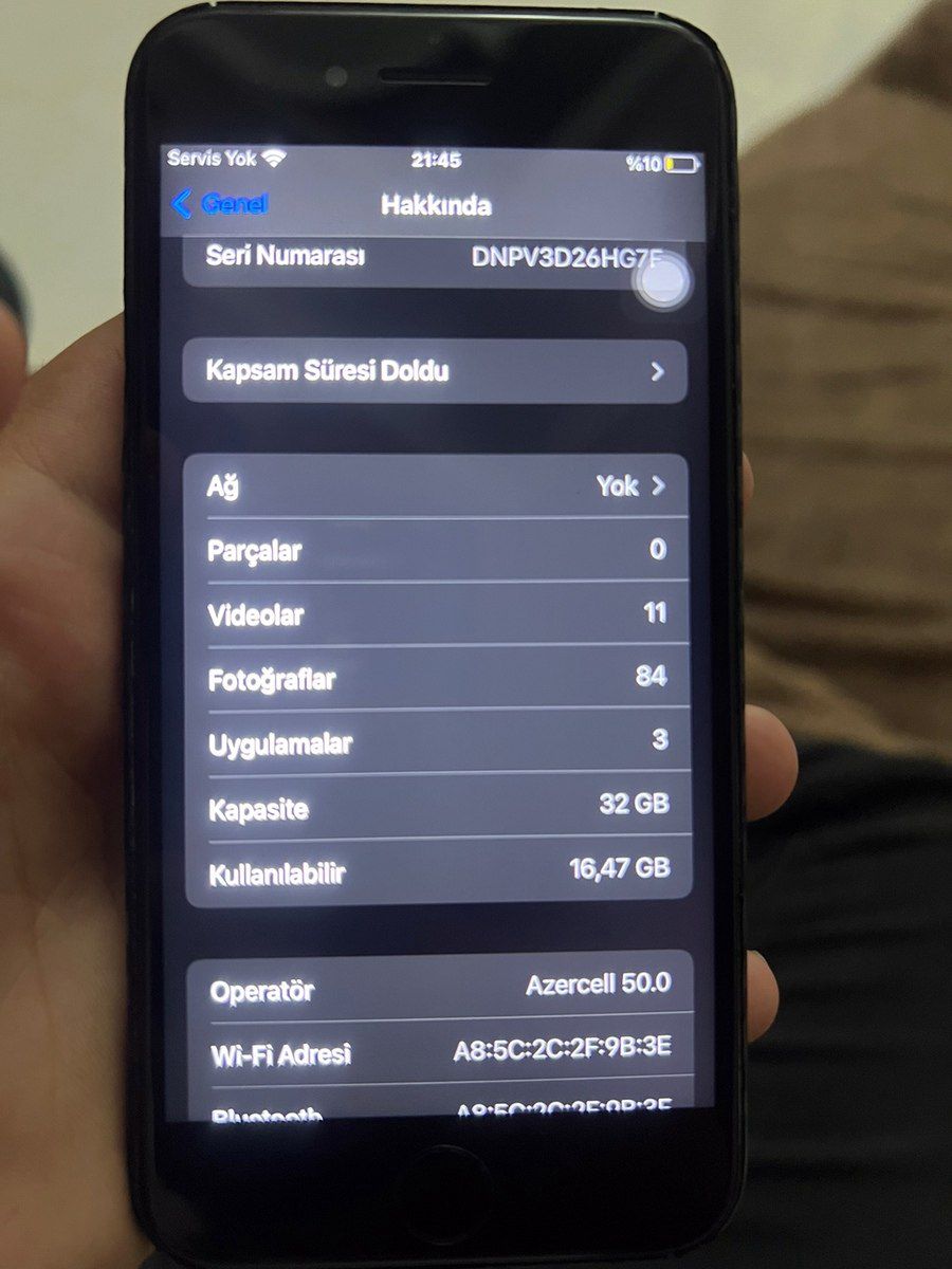 Apple iPhone 7 Jet Black 32GB — Smartfonlar, Xaçmaz (2)