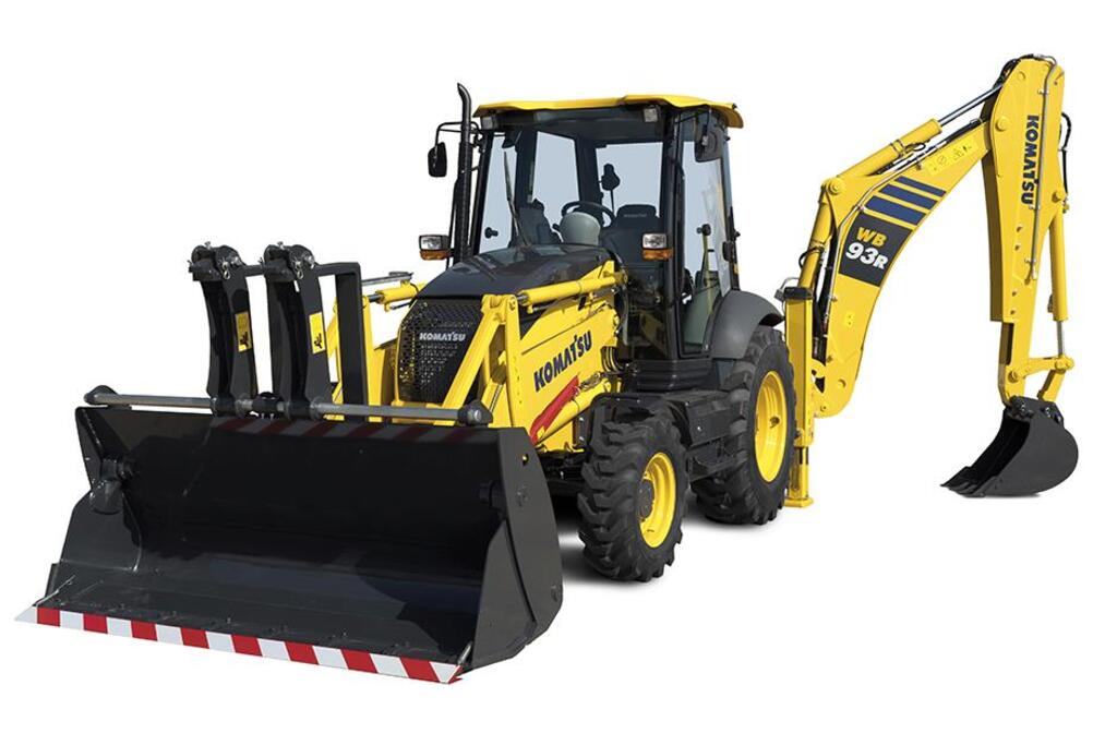 Ekskavator "Komatsu WB93R-5" — İnşaat texnikası, Bakı (6)