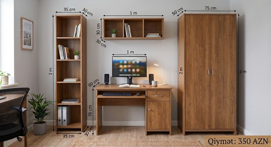 Kompüter masası dəsti — Mebel, Bakı (2)