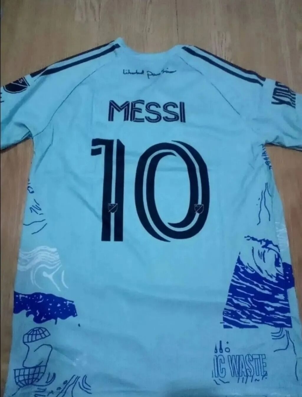 Futbolka, Adidas, M, rəng - Mavi — Futbolka və polo, Bakı (2)