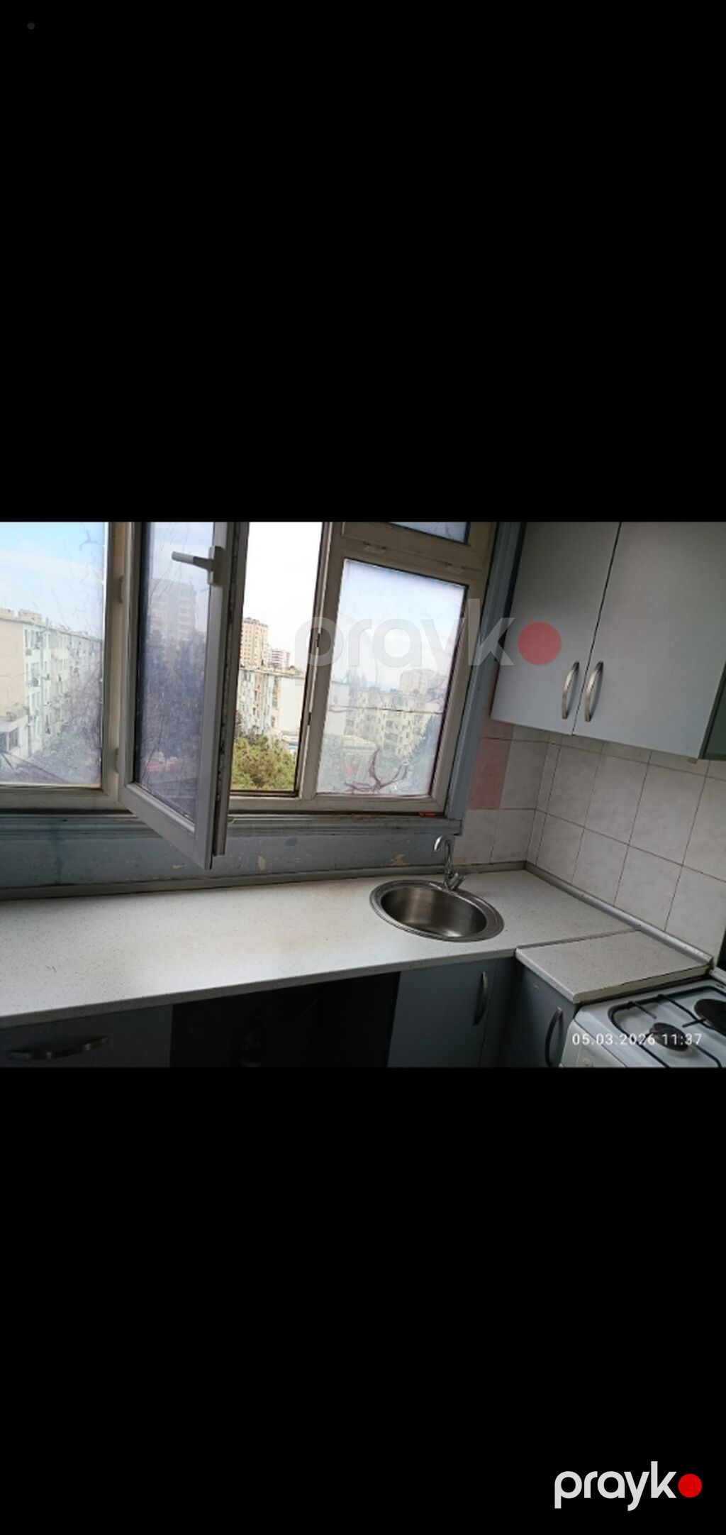 2otaqlı mənzil – 3 otağına birləşik mətbəxli - Plan: Zalda fransız — Mənzil, Bakı (2)