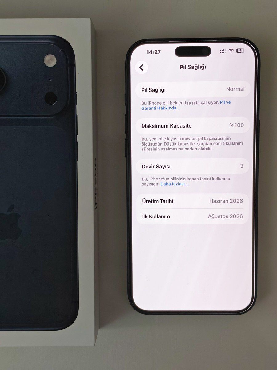 Apple iPhone 17 Pro Max Deep Blue 256GB/12GB — Smartfonlar, Bakı (5)