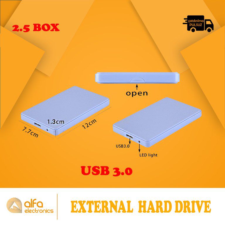 Sərt disk qabları (Hard Disk Box) — Kompüterlər və noutbuklar, Bakı (10)
