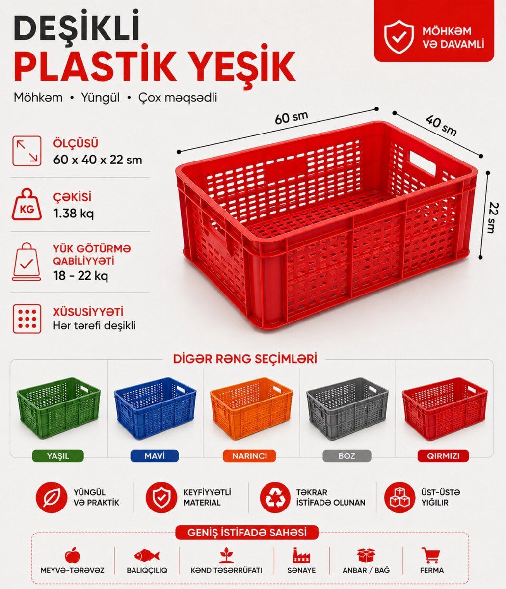 Plastik yeşik — Biznes və avadanlıq, Bakı (4)