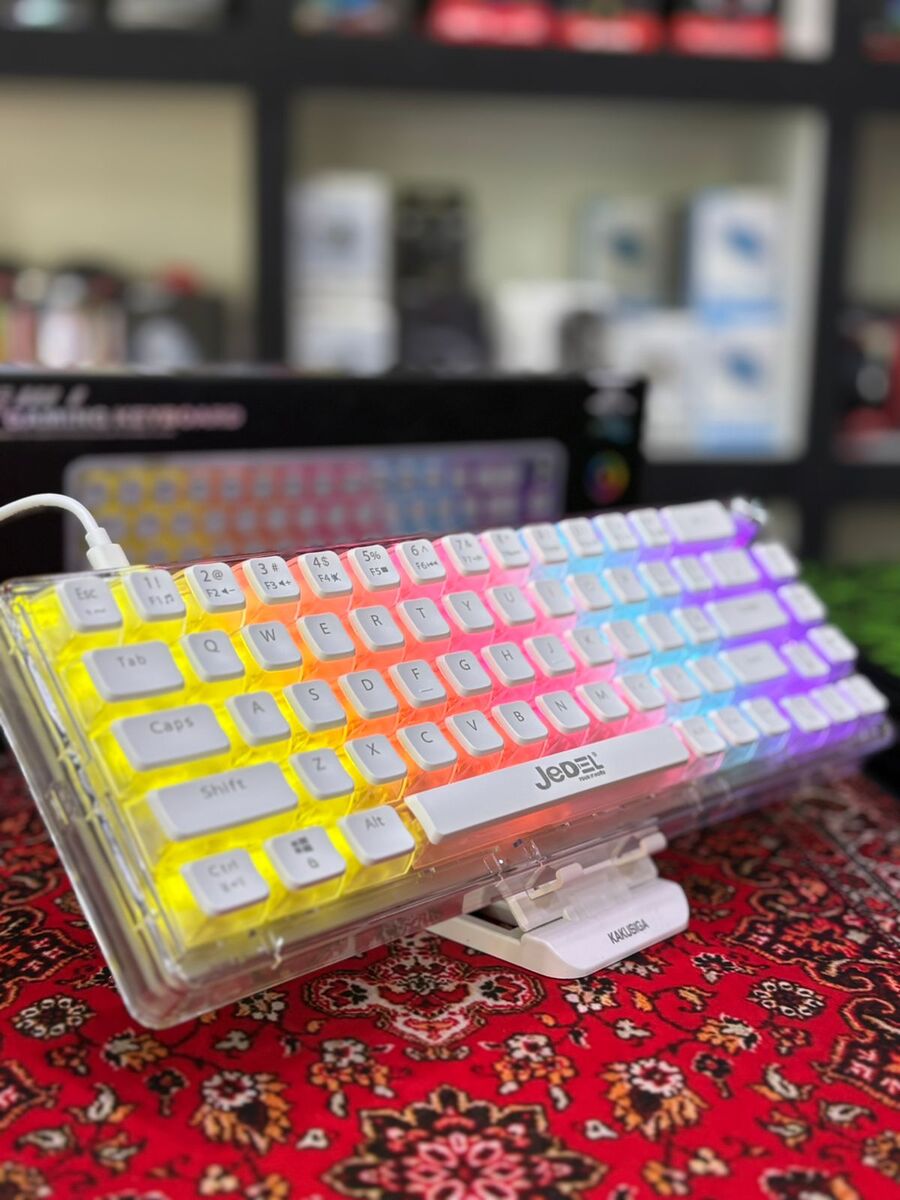 Jedel KL150 Şəffaf Mexaniki klaviatura — Elektronika, Bakı (6)