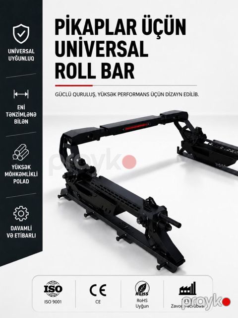 Mitsubishi L200 jalüz açılan baqaj rolbar fender