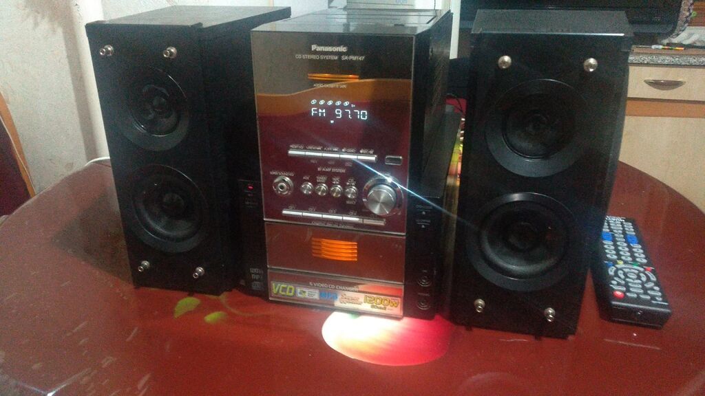 Panasonic CD Stereo System SA‑PM17 mini-musiqi mərkəzi - Komplekt — Akustik sistemlər, Bakı (4)