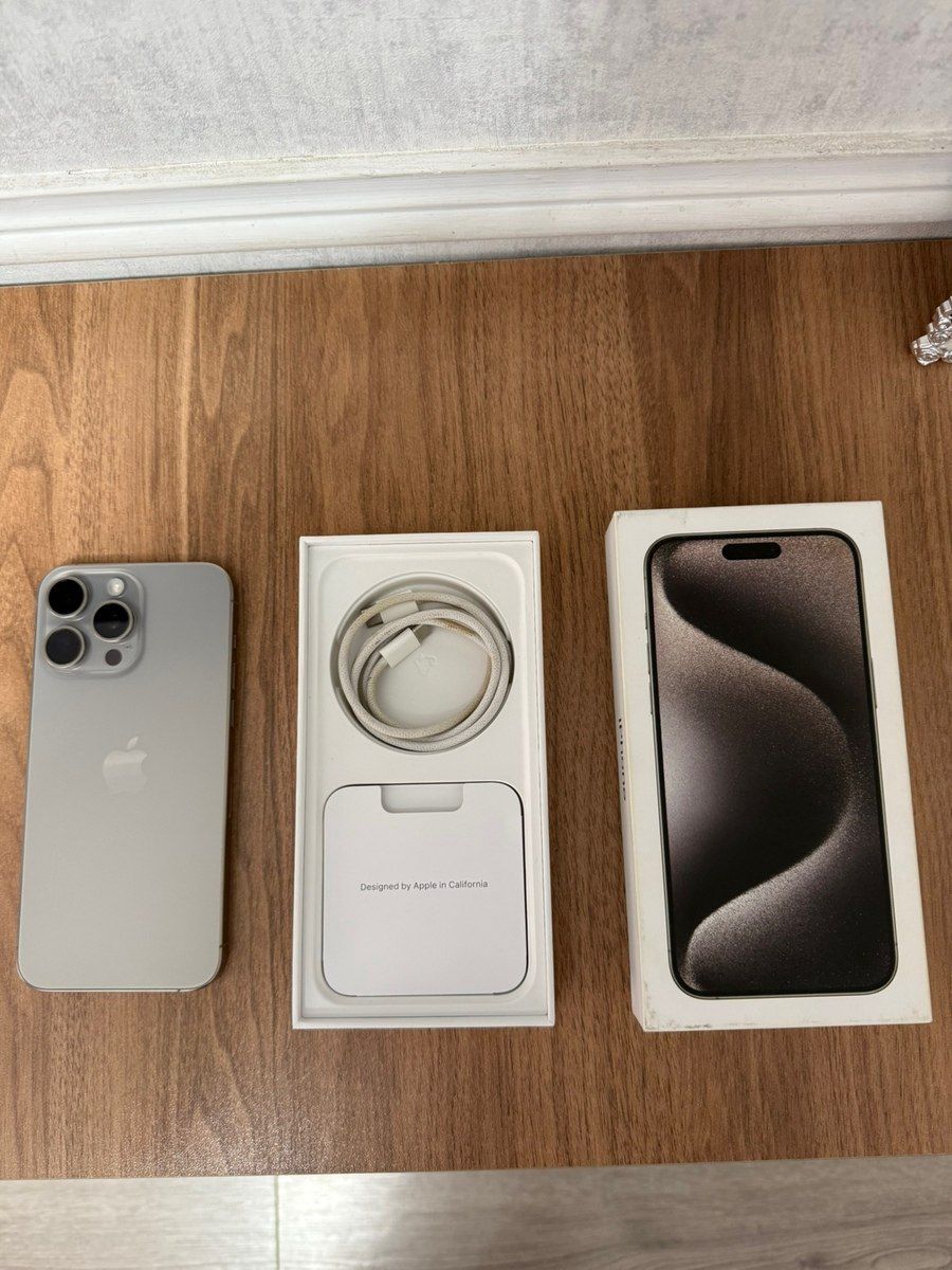 Apple iPhone 15 Pro Max Natural Titanium 256GB/8GB — Smartfonlar, Bakı (8)