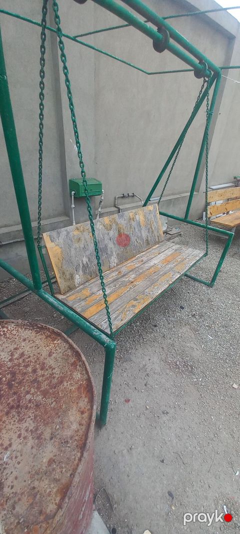 Bağ yelləncəyi və piknik dəsti Məhsul təsviri: - Gücləndirilmiş metal — Sumqayıt