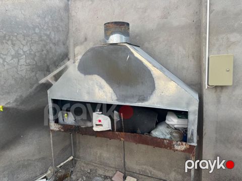 Obyekt üçün 180sm uzunluğunda manqal 280 havalandırma matoru ilə — Bakı