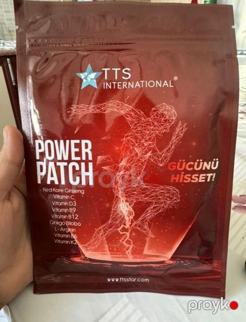 TTS International Power Patch – enerji və fokus üçün transdermal bant — Bakı