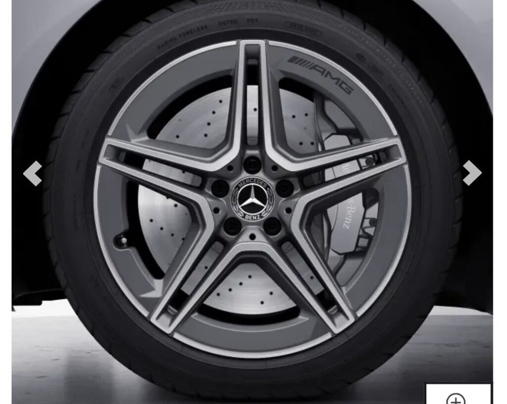 Original Mercedes AMG R19 disklər + Hankook təkərlər Original — Diskləri, Bakı (2)