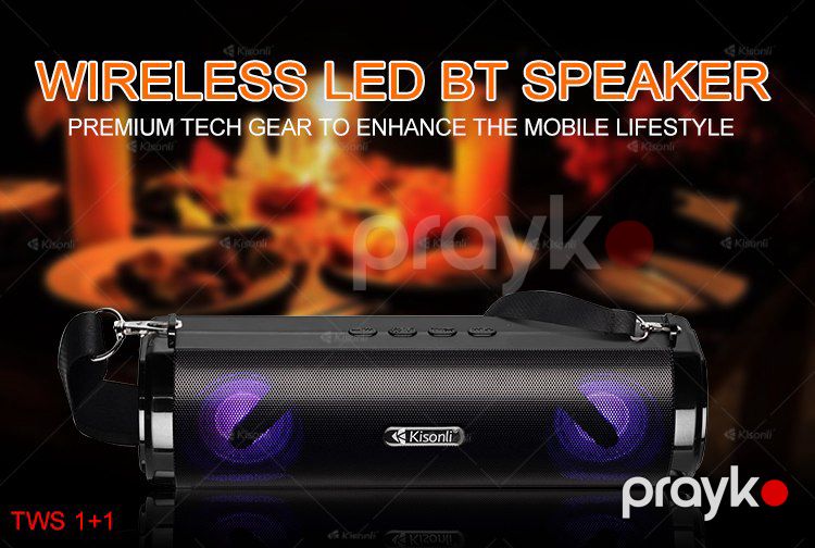 Bluetooth dinamik "Kisonli LED-902" — Səs texnikası, Bakı (3)