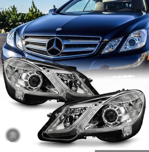 Mercedes W212 fara sadə H7 lampa ilə — Bakı