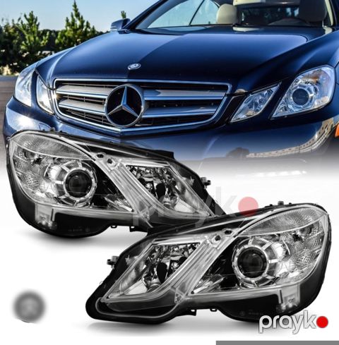 Mercedes W212 fara sadə H7 lampa ilə