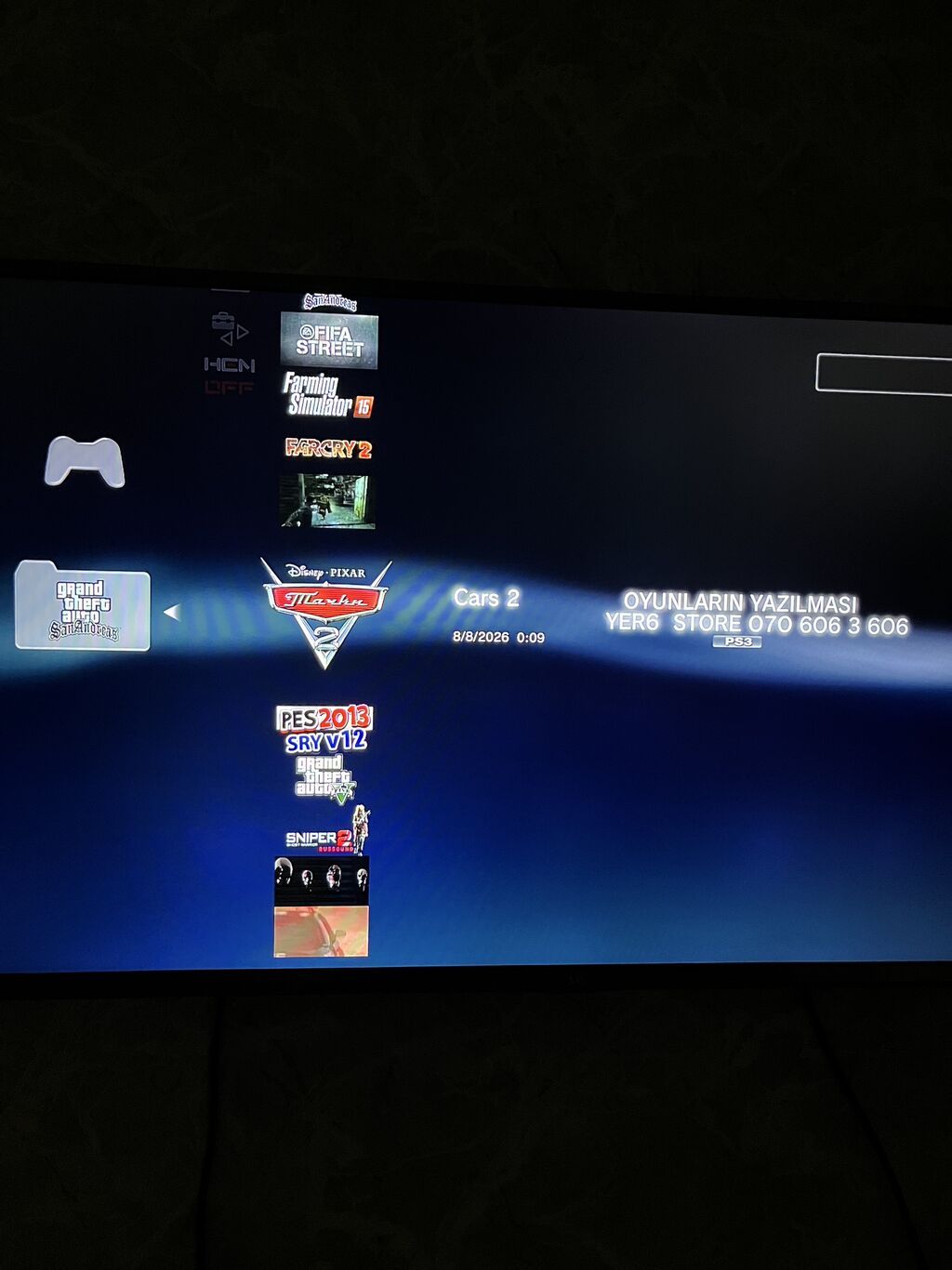 Playstation 3 Super slim model 500 gb yaddaş, İdeal vəziyyətdəheç bir — Oyun konsolları, Bakı (7)
