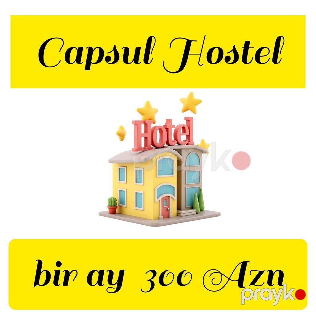 EM Hostel Baku 6 nəferlik ekonom otaqda bir yataq cəmi 6 Azn. Tek — Əmlak, Masazır (4)
