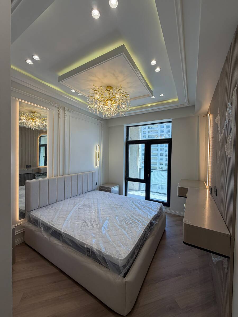 İcarəyə verilir 4 otaqlı yeni tikili 125 m² — Mənzil, Bakı (10)