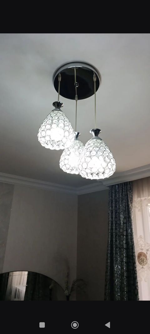 Çılçıraq, 3 lampa, Metal — Digah