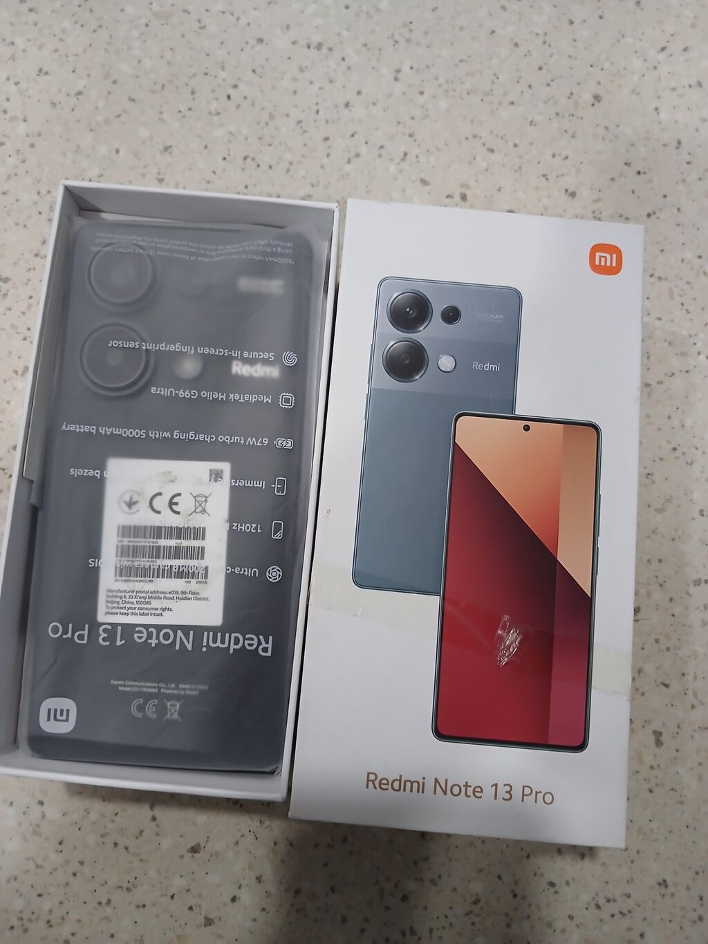 Xiaomi Redmi Note 13 Pro – qutu və aksesuarlarla Əsas xüsusiyyətlər — Elektronika, Bakı (7)