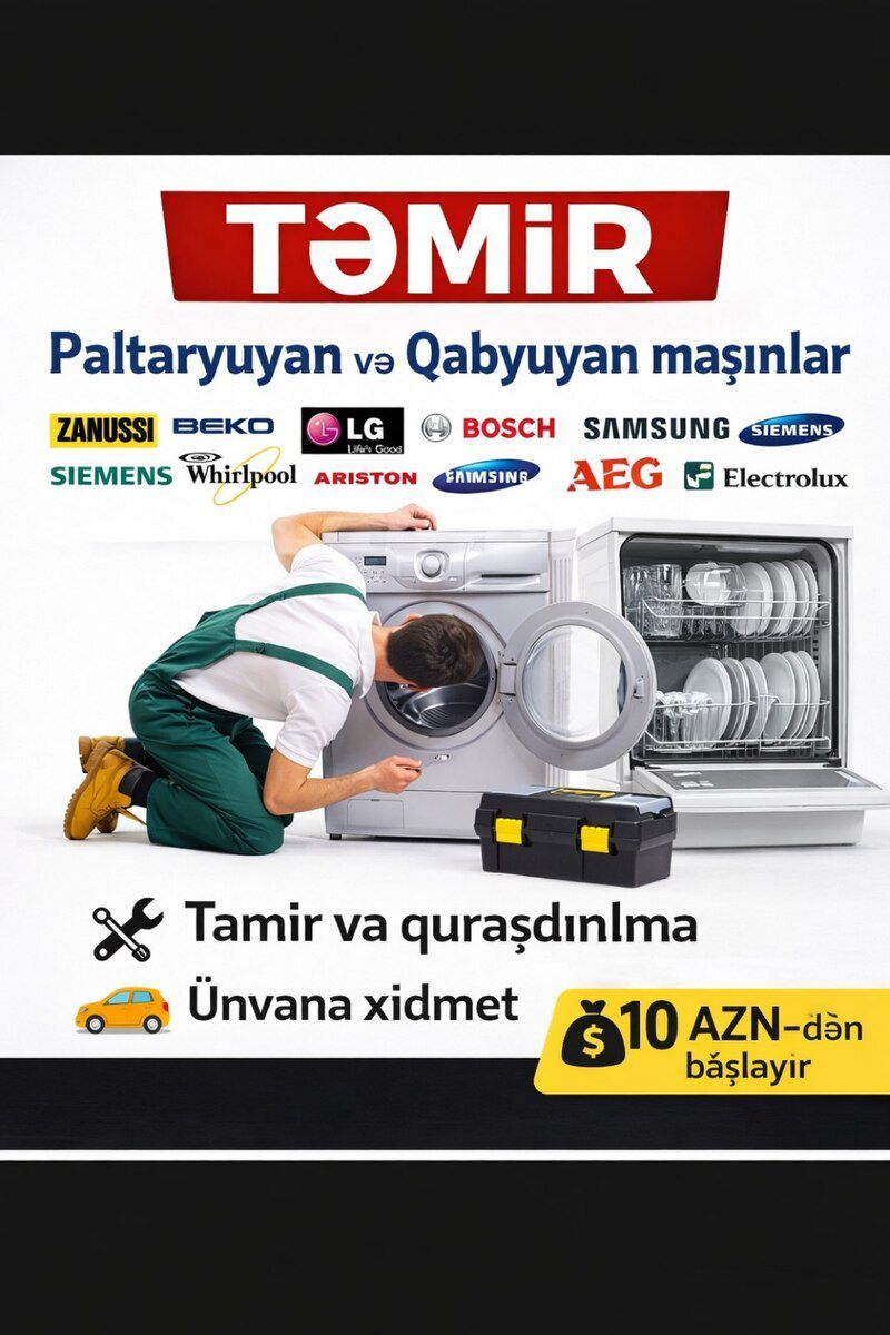 Paltaryuyan təmiri və quraşdırılması — Aparatların təmiri və quraşdırılması, Bakı (8)