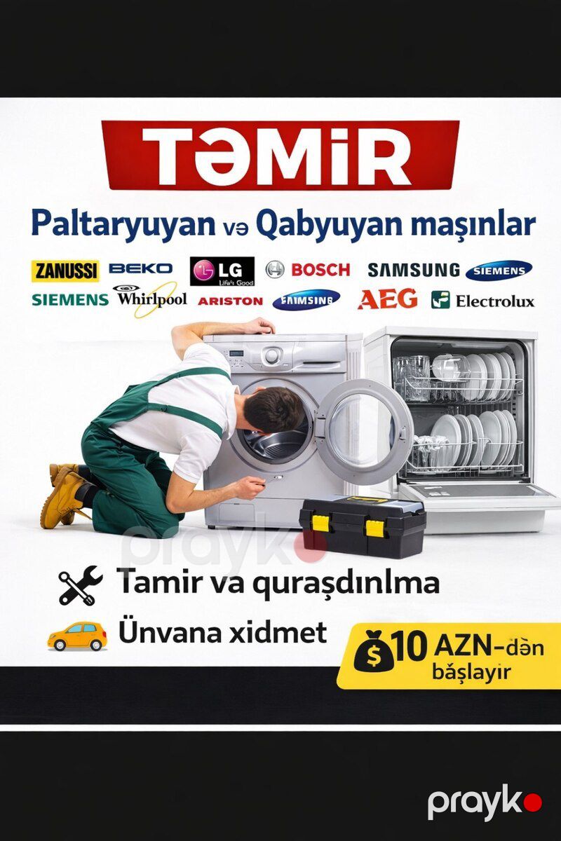 Paltaryuyan təmiri və quraşdırılması — Aparatların təmiri və quraşdırılması, Bakı (8)