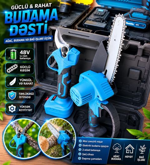 Budama mişarı və bağ qayçısı dəsti — Bakı