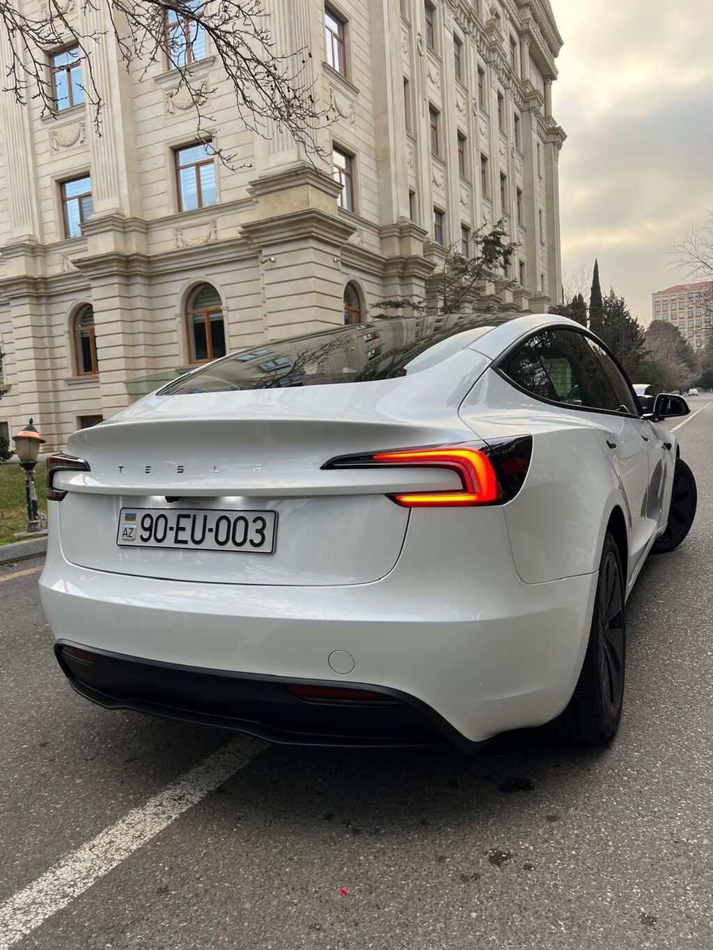 Tesla Model 3 Long Range 600 Km Avtomobil ideal vəziyyətdədir. Probeq — Avtomobillər, Göytəpə (4)