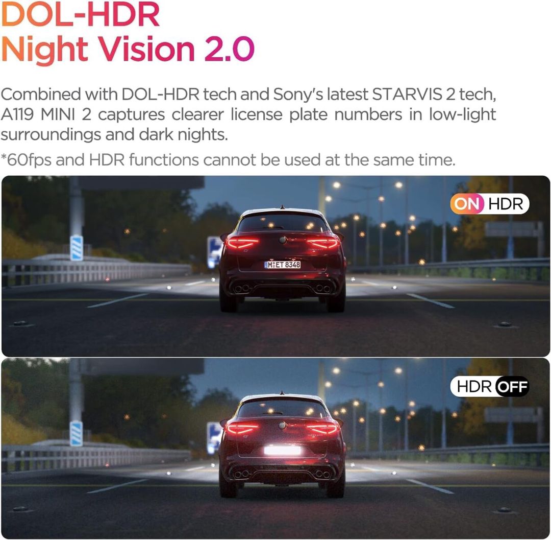Videoqeydiyyatçı 2K "Dash Cam A119 Mini 2" — Ehtiyat hissələri və aksesuarlar, Bakı (9)