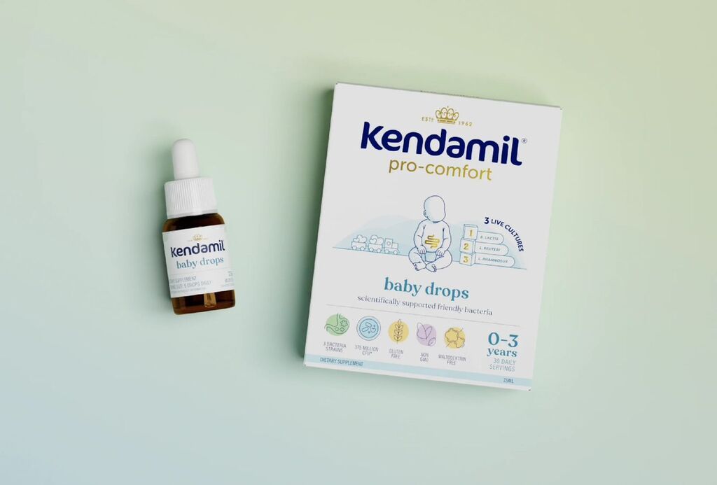 Kendamil Pro-Comfort Baby Drops – Probiotik Damcılar (0-3 yaş) — Vitaminlər və qida əlavələri, Saray