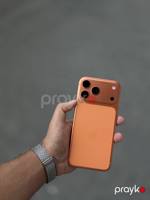 iPhone 17 Pro Max, 256 GB, narıncı, sənədlərlə