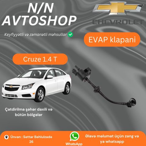 Chevrolet Cruze 1.4T Evap sensoru — Bakı