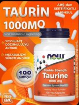 NOW Foods Taurine 1000 mq – sinir sisteminin sağlamlığını dəstəkləyən — ProVitBaku — Vitamins and dietary supplements