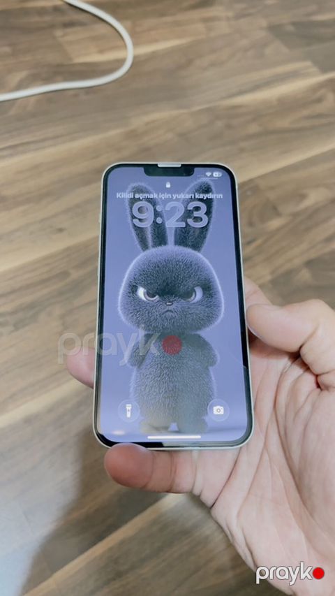 Apple iPhone 13 ağ, 128 GB, Face ID, 76% batareya