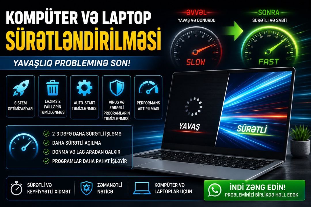 IT xidmətləri, kompüter təmiri — Xidmətlər, Bakı (8)