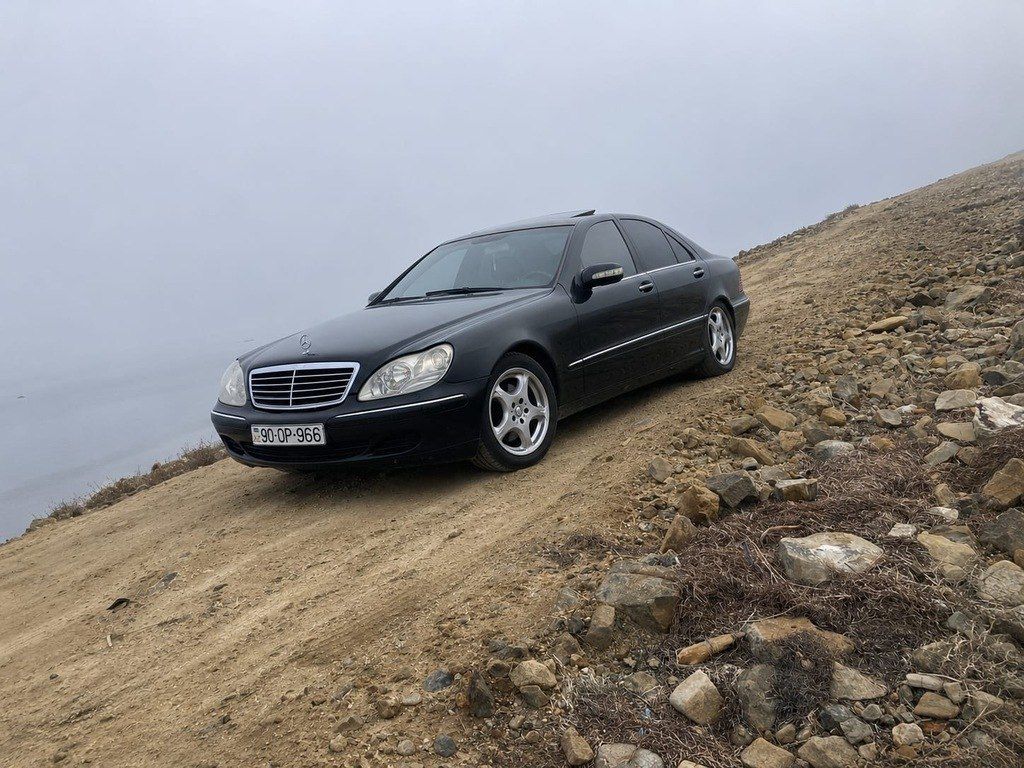 Mercedes S 350, 3.7 L, 2002 il, 388 238 km — Avtomobillər, Bakı (3)