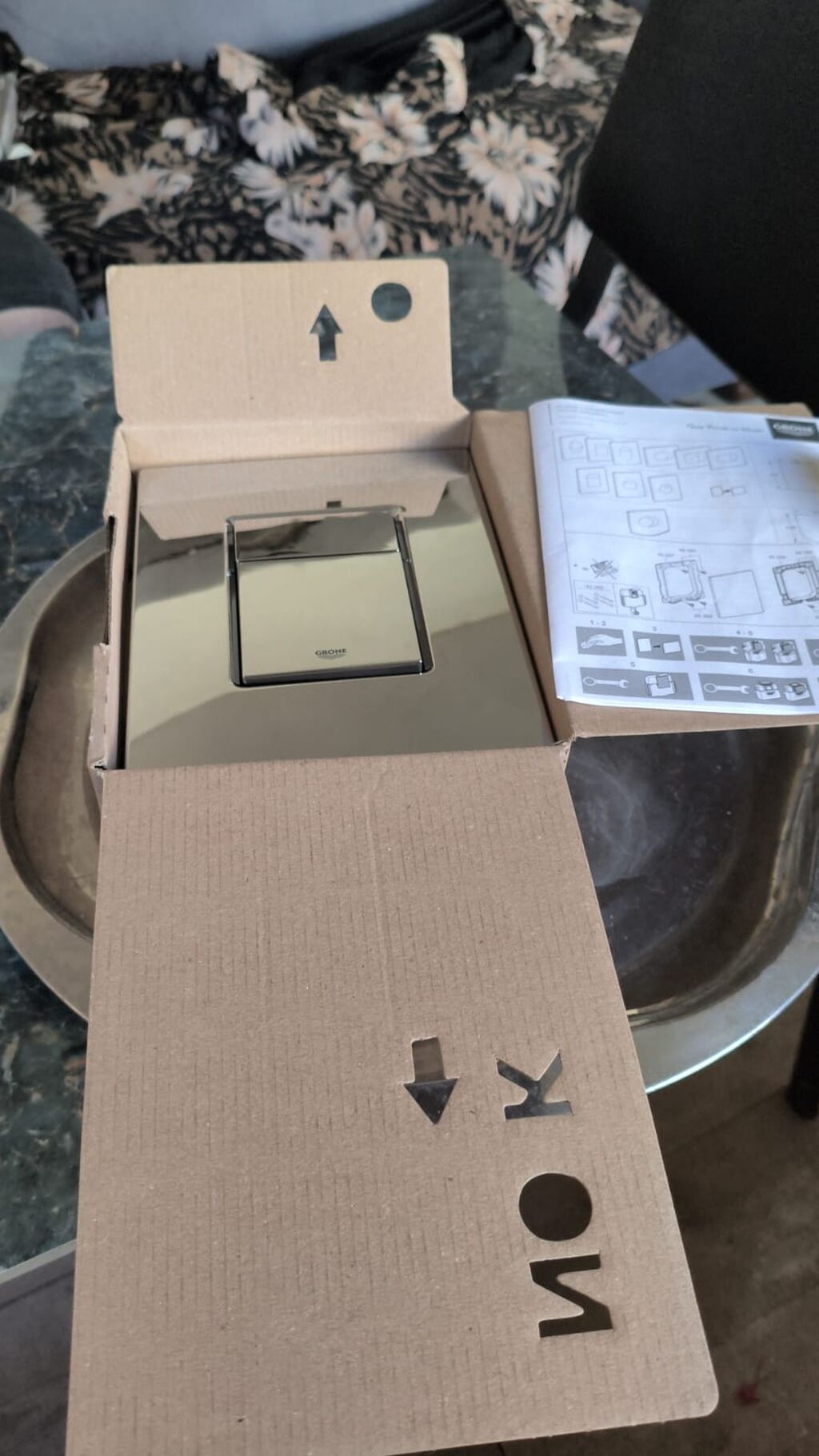Grohe Skate Cosmopolitan – Unitaz üçün iki düyməli yuma paneli — Tualetlər, Digah (2)