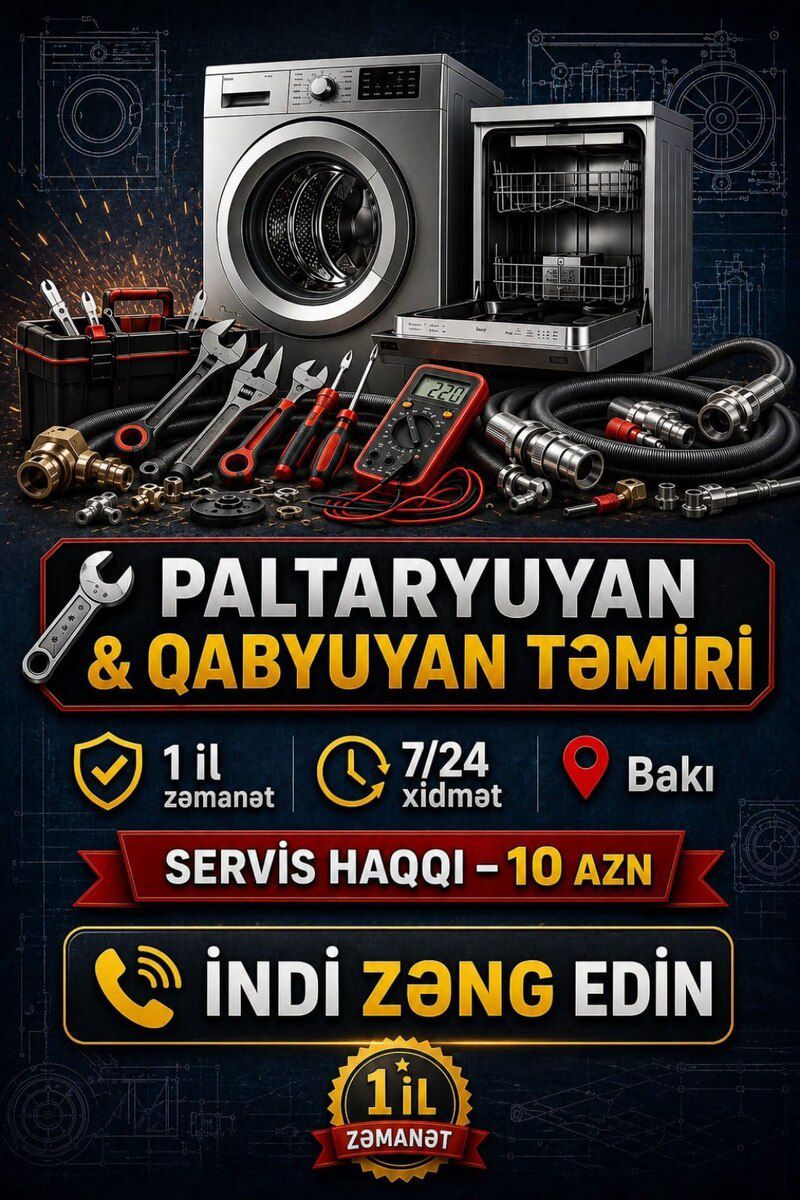 Paltaryuyan təmiri və quraşdırılması — Aparatların təmiri və quraşdırılması, Bakı