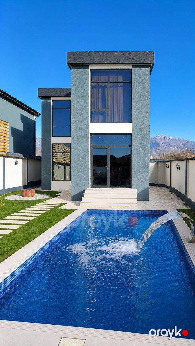 İcarəyə verilir 3 otaqlı həyət evi/bağ evi 100 m² — Ev, villa, Qəbələ (2)