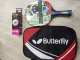 Masaüstü tennis raketkası "Butterfly"+ 3top "Stiga" — Forssport — İdman, hobbi, istirahət