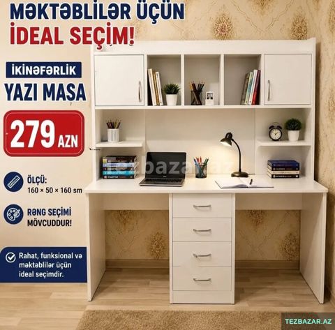 2neferlik yazi masasi — Bakı
