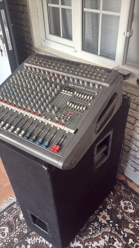 Səhnə/konsert səs sistemi seti - Mixer: Dynacord PowerMate 1000 — Bakı