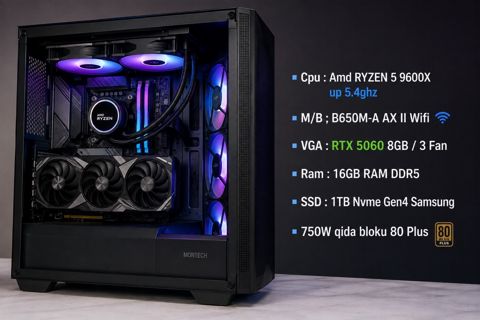 Masaüstü kompüter Ryzen 5 9600X — Bakı
