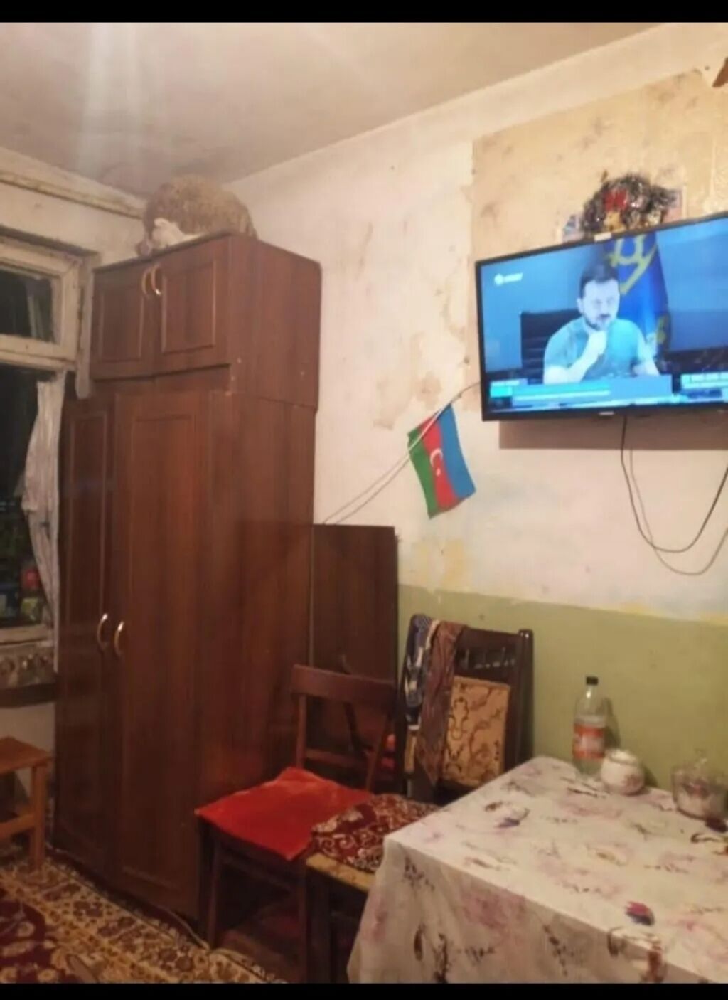 1 otaqlı mənzil – mebellə Planlaşdırma: - 1 otaq, ayrı mətbəx — Mənzil, Sumqayıt (2)