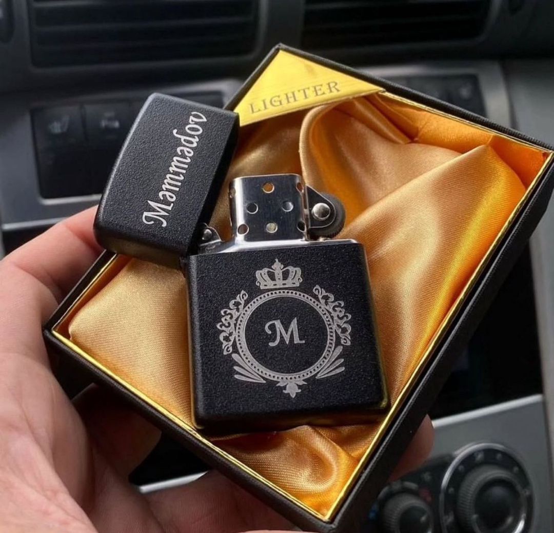 Alışqan Zippo (lazer yazı ilə) — Aksesuarlar, Bakı
